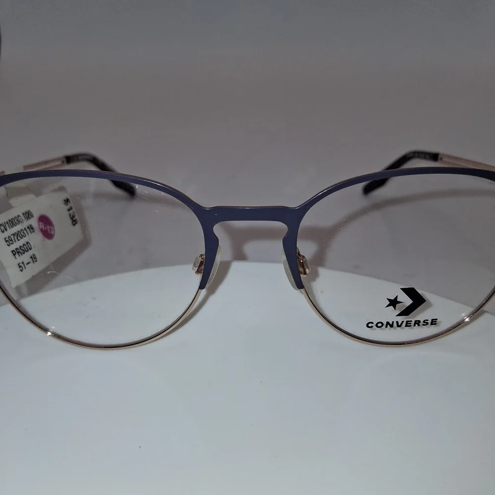 NEW CONVERSE CV1003-51  19 140 MATTE BLACK ROSE GOLD Eyeglasses